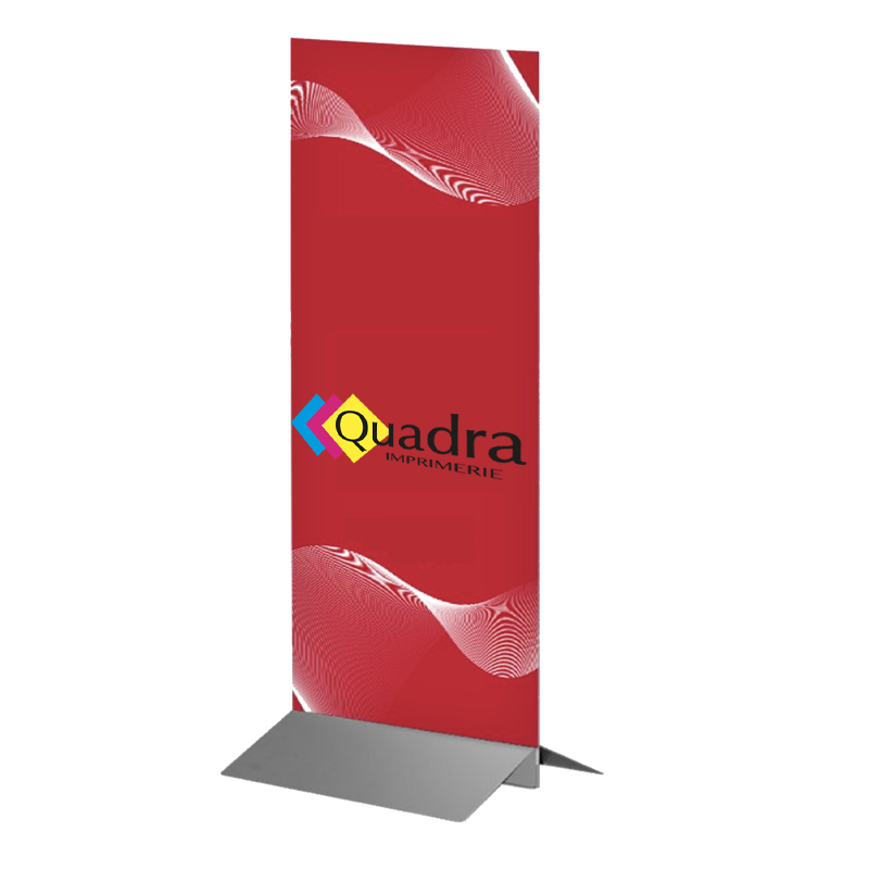 Pied pour Panneau Publicité en Acier