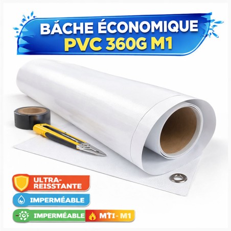 BACHE ÉCO PVC 400g M1