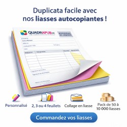 Liasse autocopiante