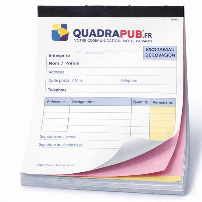Carnet autocopiant