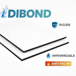 Plaque Dibond aluminium