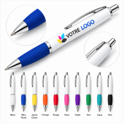 Stylo-bille blanc et grip...