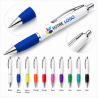 Stylo-bille blanc et grip coloré Nash